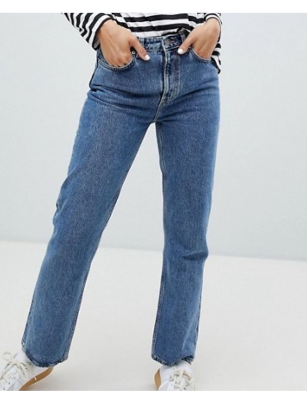 Weekday Voyage Straight Leg Organic Cotton Jean Size 26